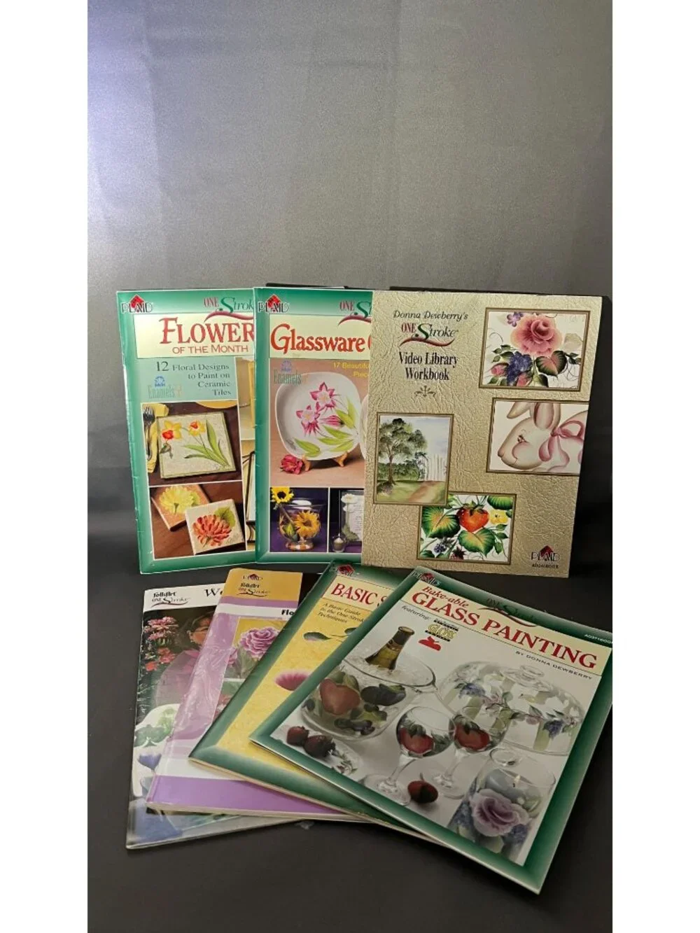 Donna Dewberry One Stroke Painting Workbook Lot